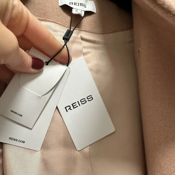 Reiss - NWT tan Wool Blend Coat - Picture 8 of 13